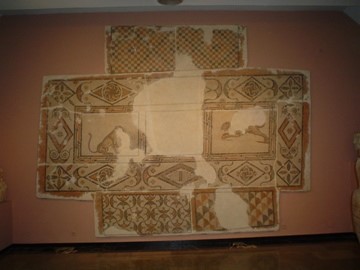 Mosaico de las Panteras (Puente de la Olmilla, Albadalejo)